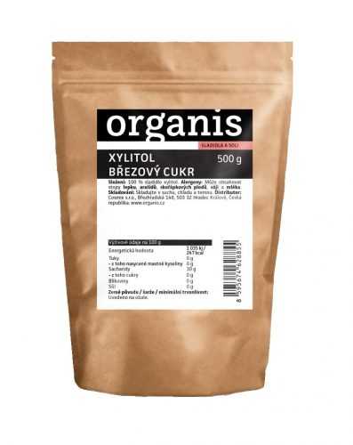 Organis Xylitol březový cukr 500 g Organis