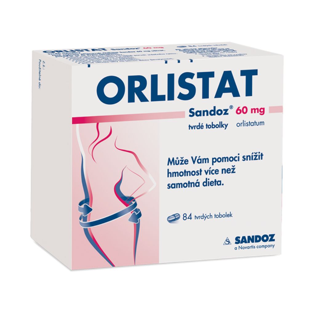 Orlistat Sandoz 60 mg 84 tobolek Orlistat