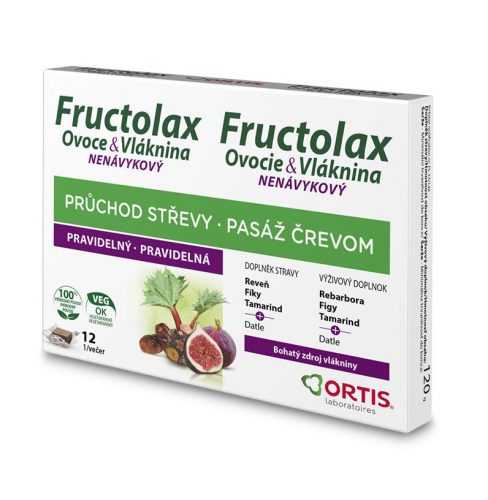 Ortis Fructolax 12 žvýkacích kostek Ortis