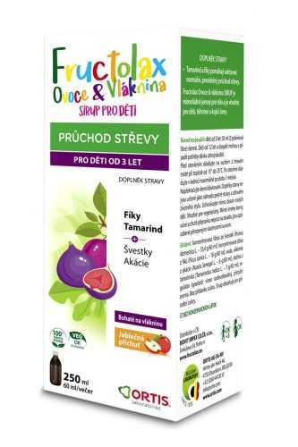 Ortis Fructolax Sirup Ovoce & Vláknina 250 ml Ortis