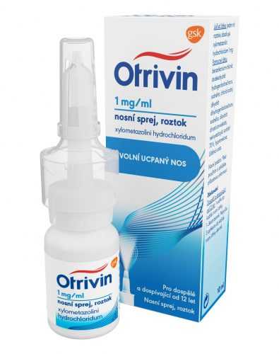 Otrivin Nosní sprej s dávkovačem 1 mg/ml roztok 10 ml Otrivin
