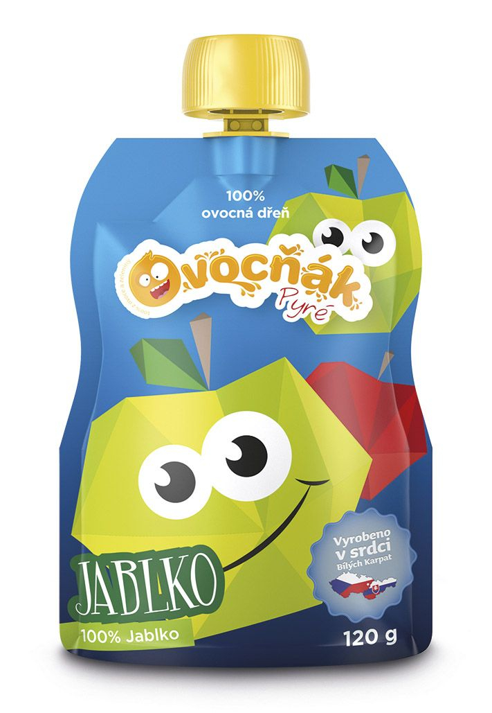 Ovocňák jablko 100% pyré 120 g Ovocňák