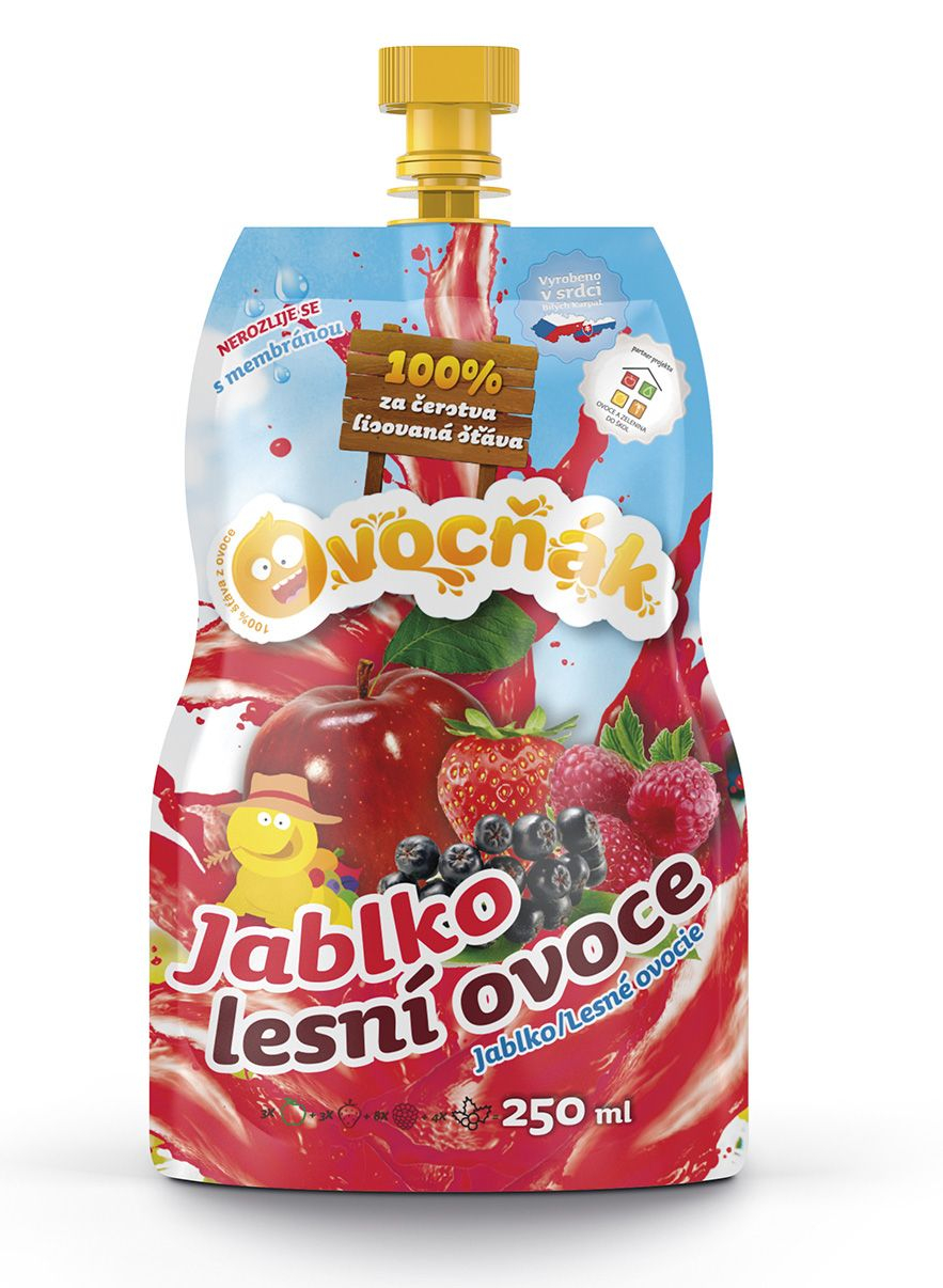 Ovocňák jablko-lesní ovoce mošt 250 ml Ovocňák