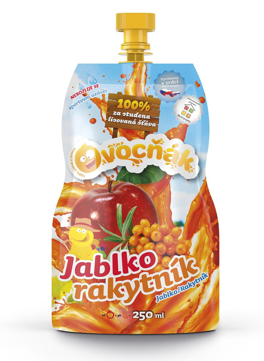 Ovocňák jablko-rakytník mošt 250 ml Ovocňák