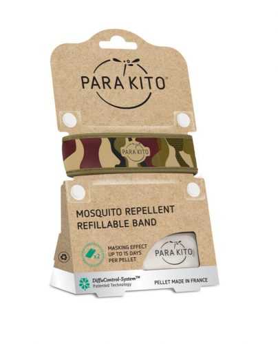 PARAKITO Repelentní náramek proti komárům Džungle 1 ks + 2 náplně PARAKITO