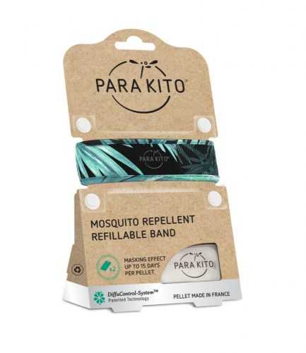 PARAKITO Repelentní náramek proti komárům Temný průzkumník 1 ks + 2 náplně PARAKITO