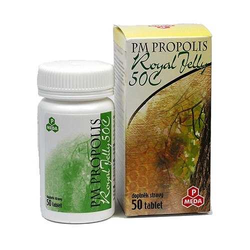 PM Propolis Royal jelly 50C+ 50 tablet