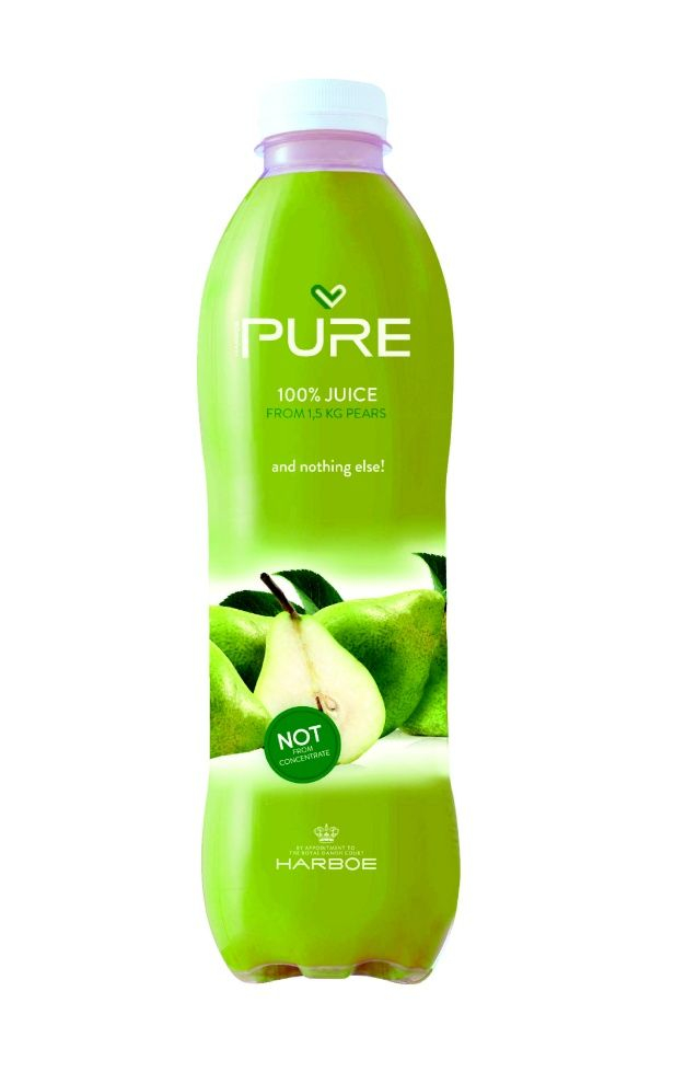 PURE Pear 100% hrušková lisovaná šťáva 1 l PURE