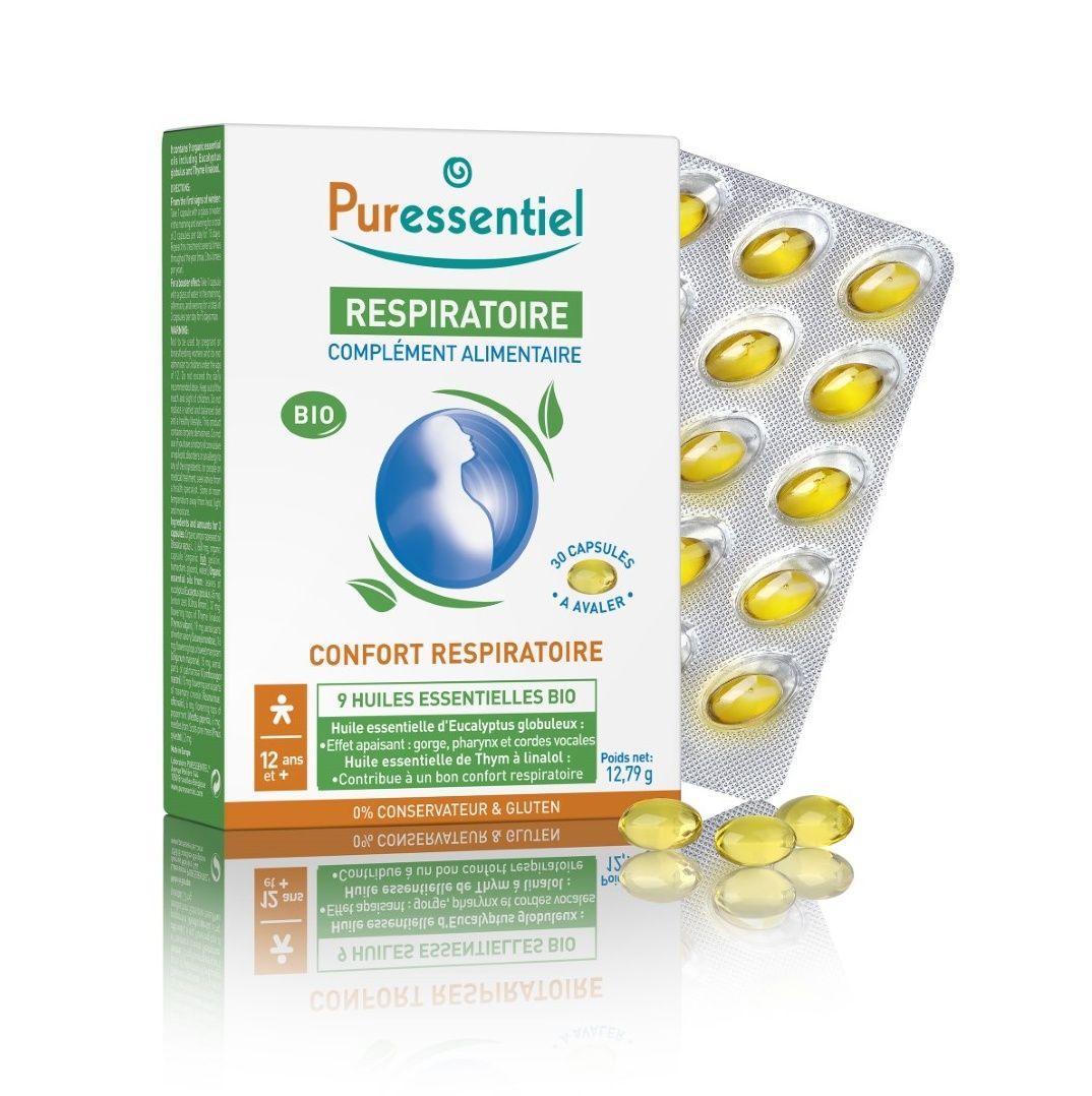 PURESSENTIEL Kapsle BIO 9 esenciálních olejů 30 kapslí PURESSENTIEL