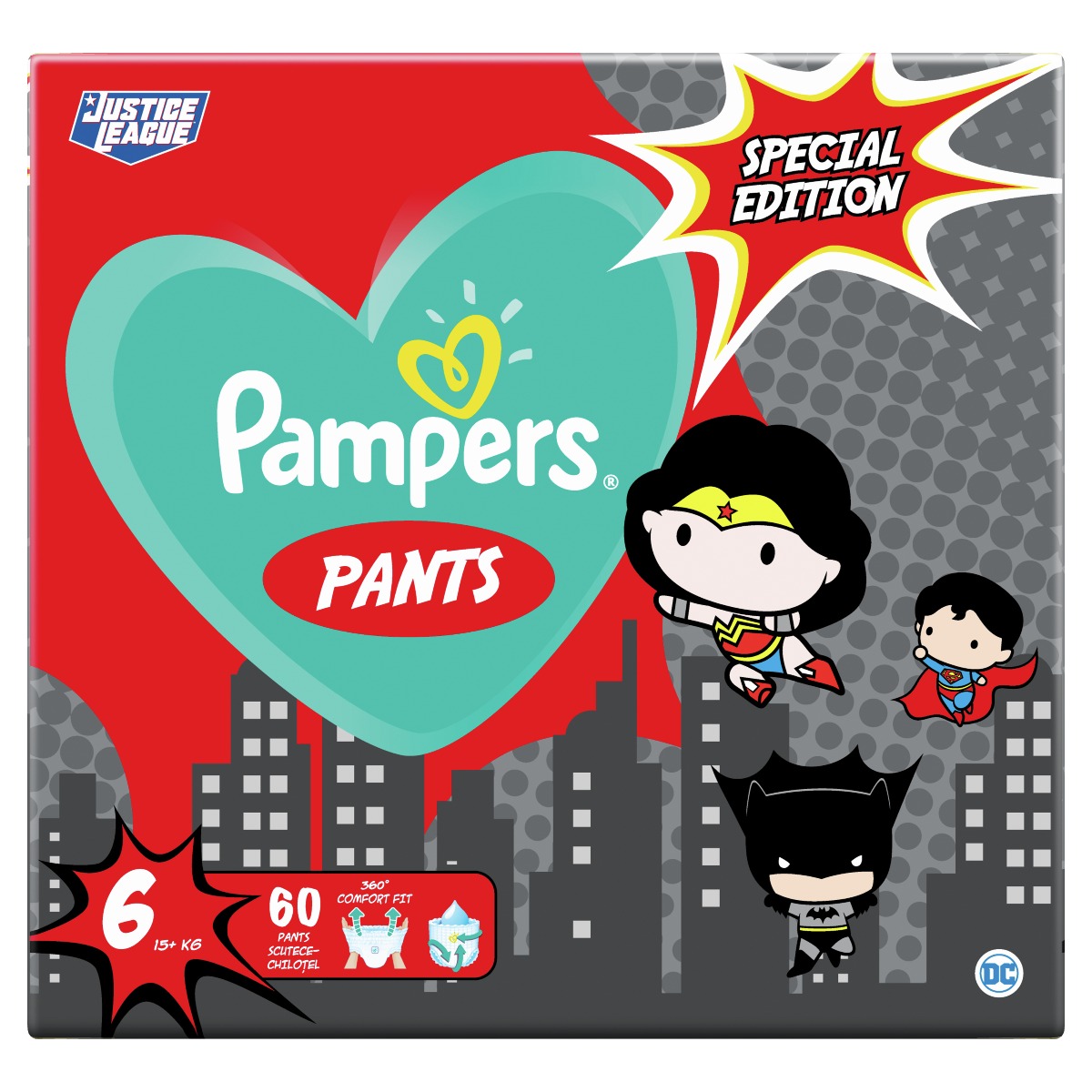 Pampers Pants vel 6 Special Edition 15+ kg plenkové kalhotky 60 ks Pampers