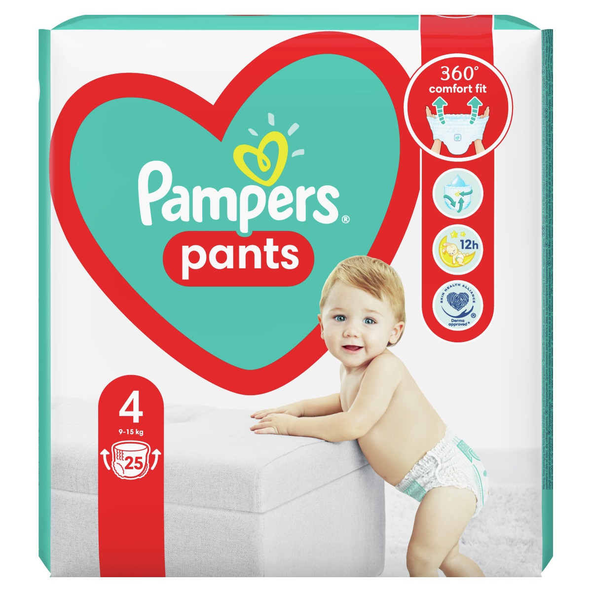 Pampers Pants vel. 4 9-15 kg plenkové kalhotky 25 ks Pampers