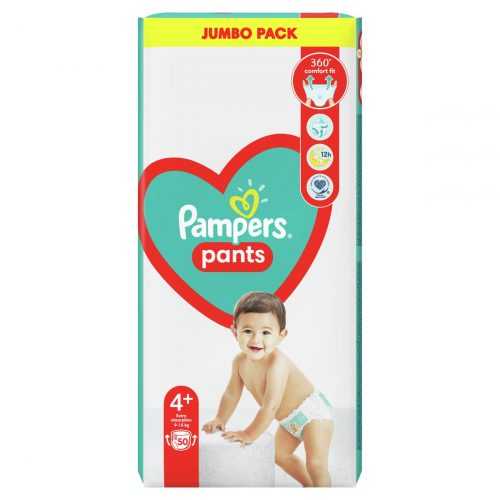 Pampers Pants vel. 4+ Jumbo Pack 9-15 kg plenkové kalhotky 50 ks Pampers
