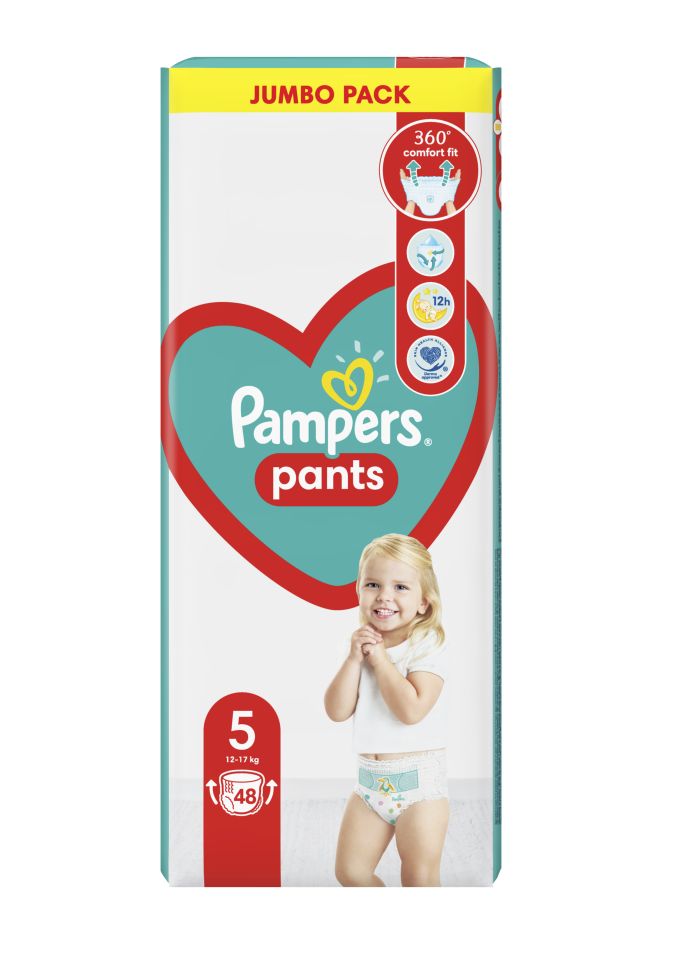 Pampers Pants vel. 5 Junior plenkové kalhotky 48 ks Pampers