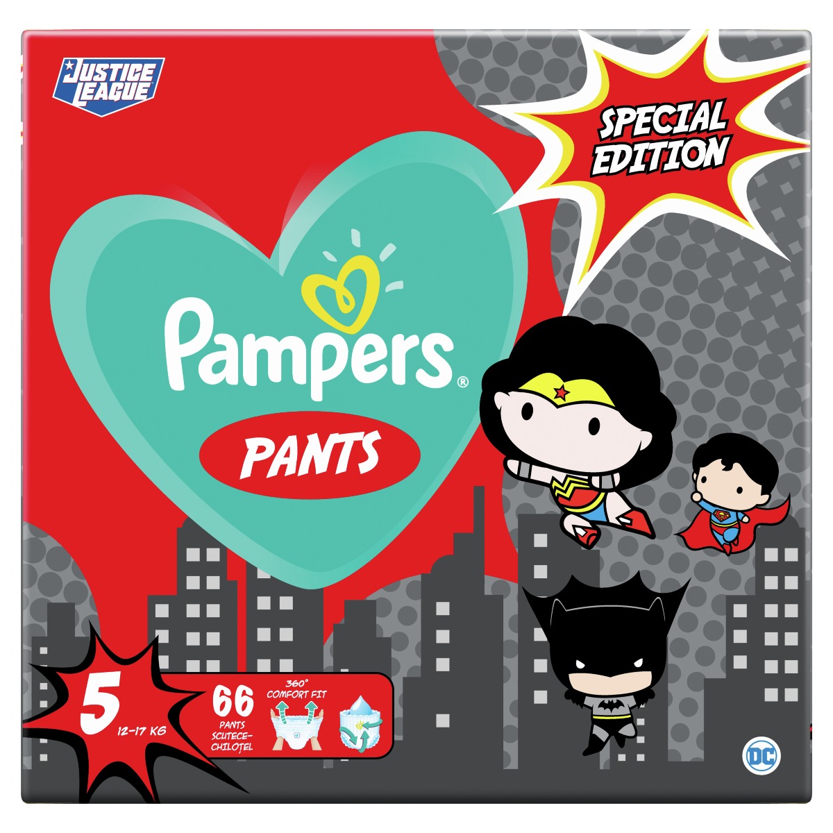 Pampers Pants vel. 5 Special Edition 12-17 kg plenkové kalhotky 66 ks Pampers