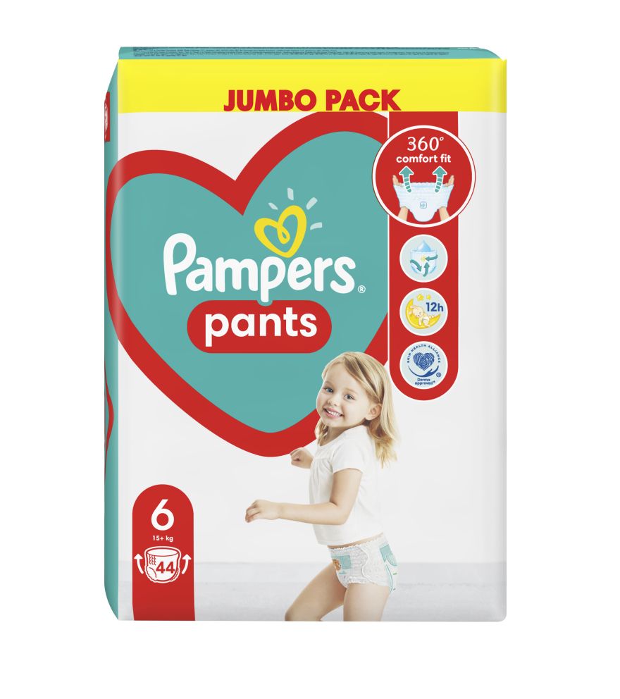 Pampers Pants vel. 6 Extra Large plenkové kalhotky 44 ks Pampers