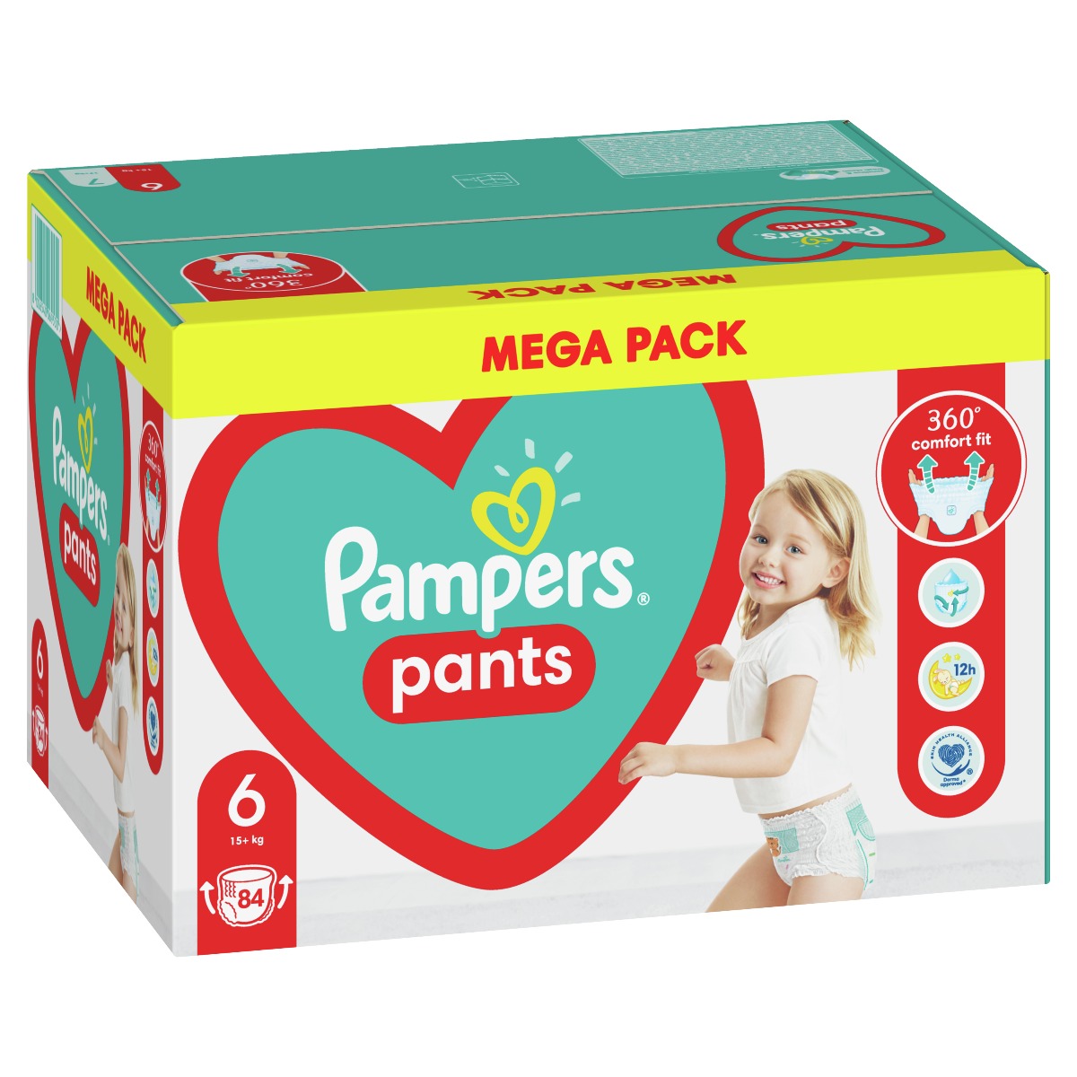 Pampers Pants vel. 6 Mega Pack 15+ kg plenkové kalhotky 84 ks Pampers