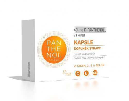 Panthenol Omega Kapsle 40 mg 60 kapslí Panthenol Omega