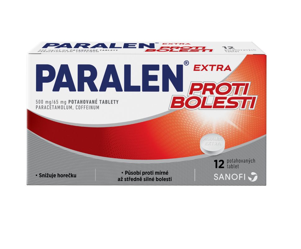 Paralen Extra proti bolesti 12 tablet Paralen