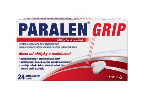 Paralen Grip Chřipka a bolest 24 tablet Paralen