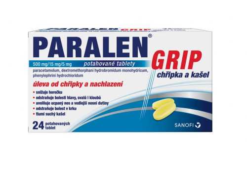 Paralen Grip Chřipka a kašel 24 tablet Paralen