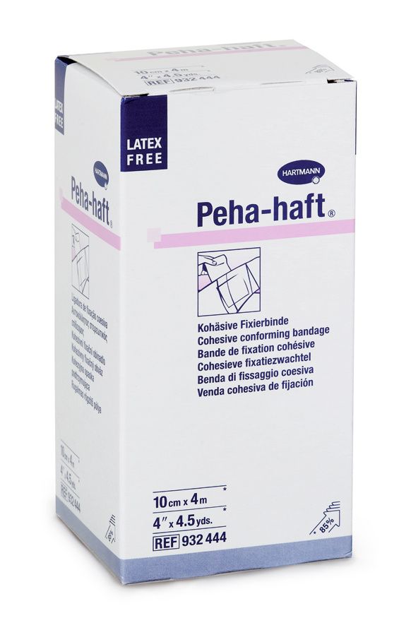 Peha Haft Latex free 10 cm x 4 m obinadlo fixační 1 ks Peha