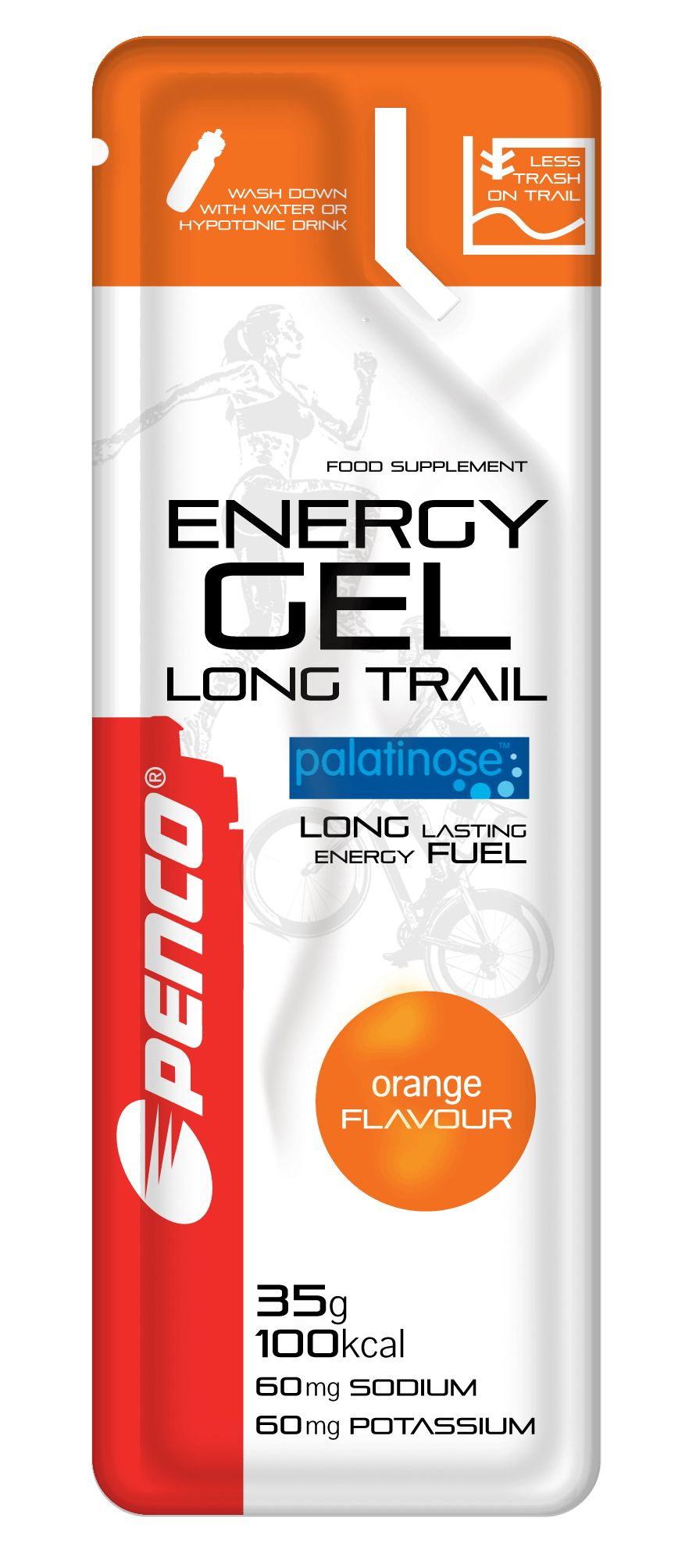 Penco Energy gel Long Trail pomeranč 35 g Penco