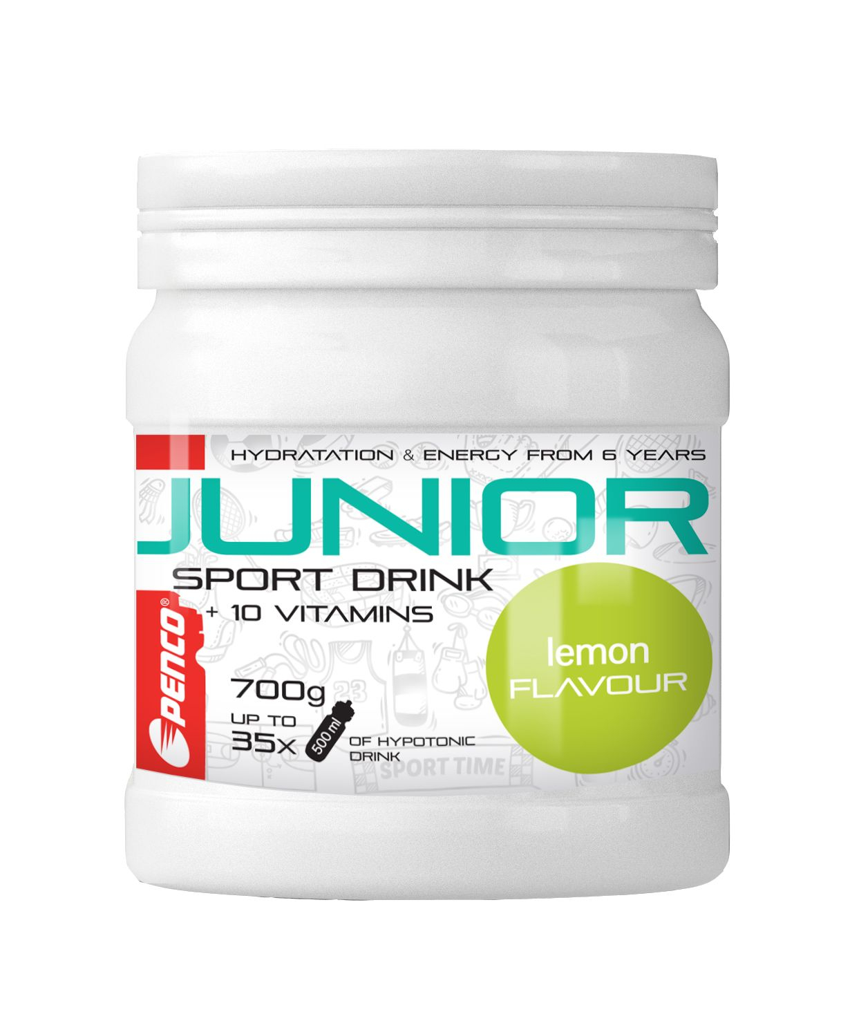 Penco Junior Sport Drink citron 700 g Penco