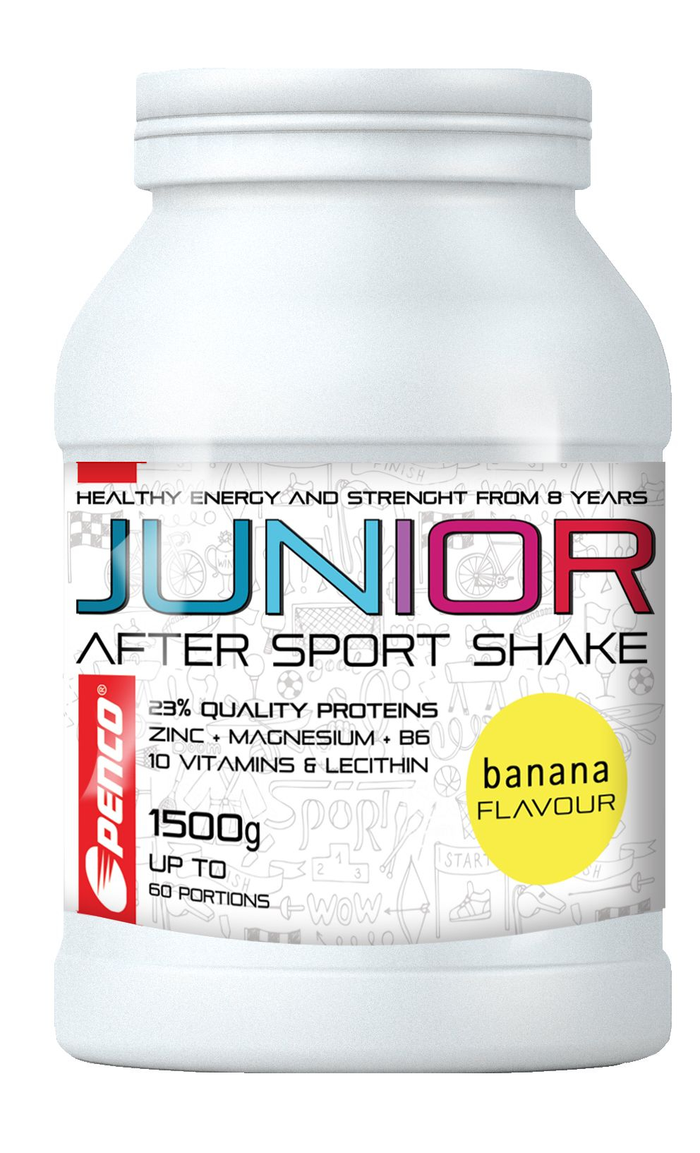 Penco Junior after Sport Shake banán 1500 g Penco