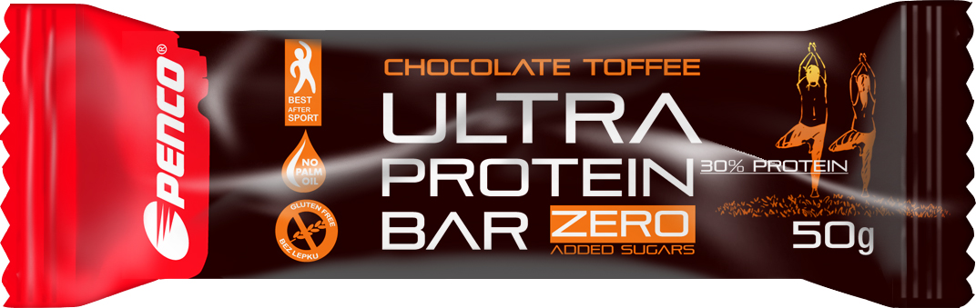 Penco Ultra Protein Bar Choco&Toffee proteinová tyčinka 50 g Penco
