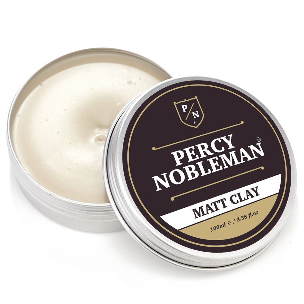 Percy Nobleman Pánský matující vosk na vlasy s jílem 100 ml Percy Nobleman