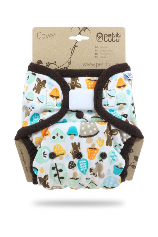Petit Lulu Svrchní kalhotky suchý zip 1 ks houbičky Petit Lulu