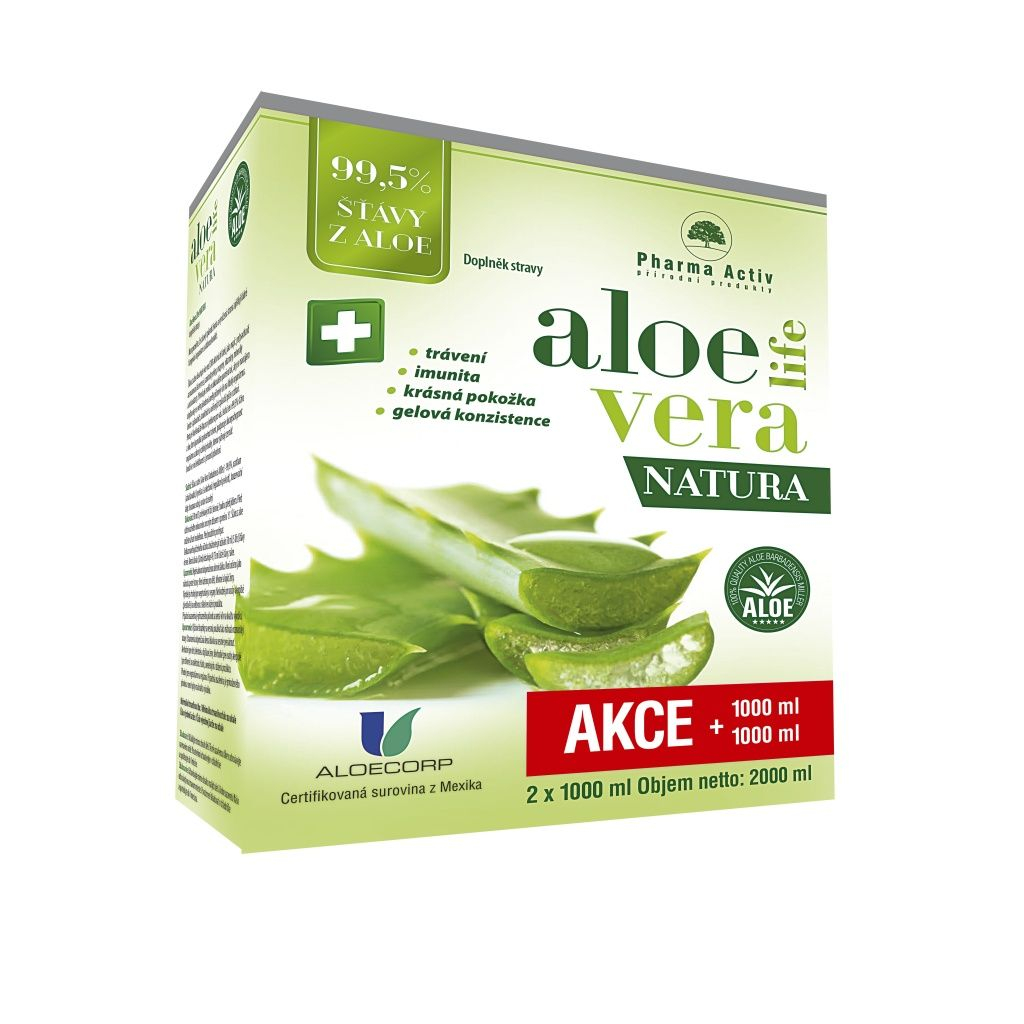 Pharma Activ AloeVeraLife NATURA 2x1000 ml Pharma Activ