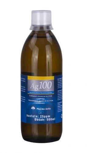 Pharma Activ Koloidní stříbro Ag.100 25 ppm 500 ml Pharma Activ