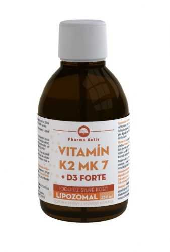 Pharma Activ LIPOZOMAL Vitamín K2 MK7 + D3 FORTE 1000 I.U. 250 ml Pharma Activ
