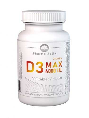 Pharma Activ Vitamin D3 MAX 4000 I.U. 100 tablet Pharma Activ