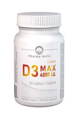Pharma Activ Vitamin D3 MAX 4000 I.U. 30 tablet Pharma Activ