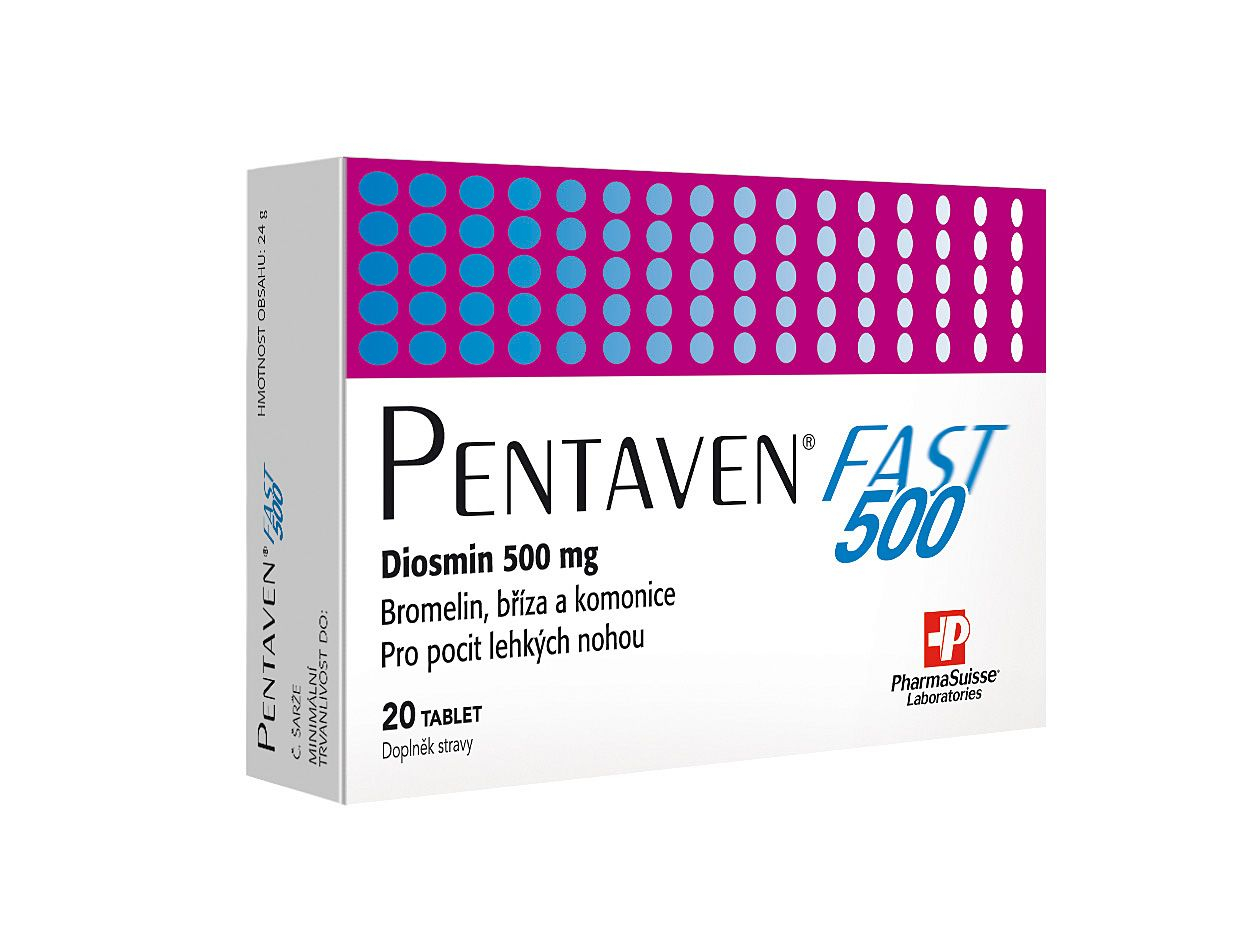 PharmaSuisse PENTAVEN FAST 500 20 tablet PharmaSuisse