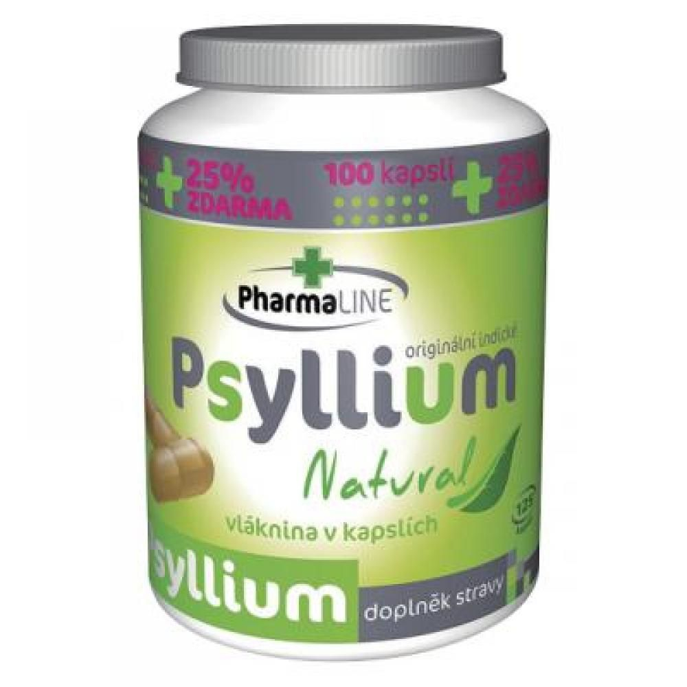 Pharmaline Psyllium Natural 100 kapslí + 25 % zdarma Pharmaline