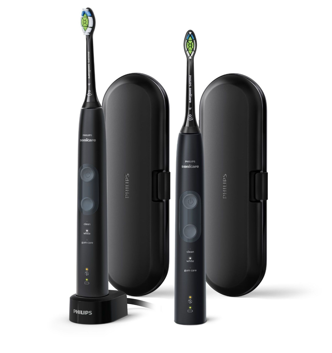 Philips Sonicare ProtectiveClean 5100 HX6850/34 Gum Health Black sonický zubní kartáček sada 2 ks Philips Sonicare