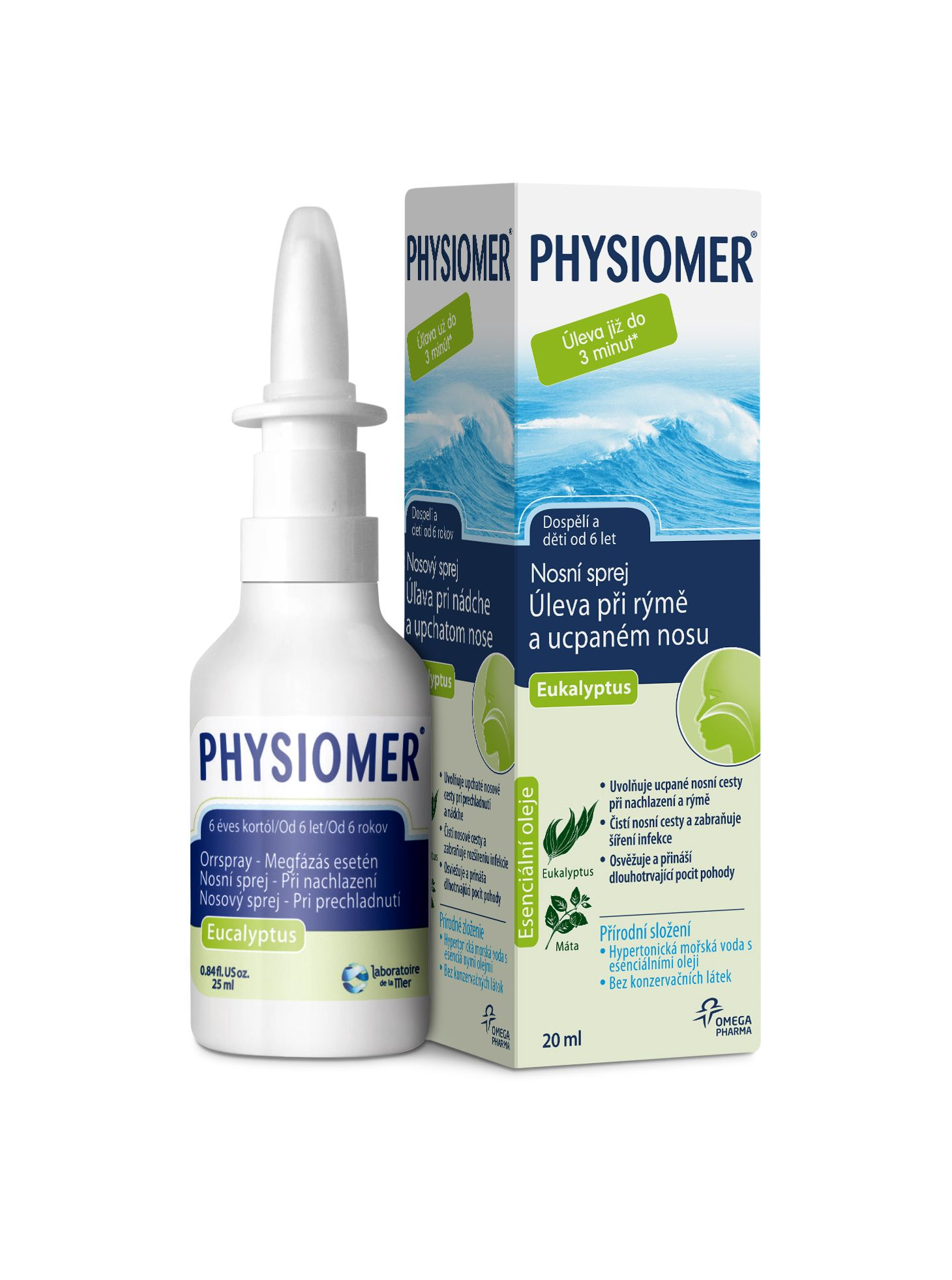 Physiomer Eukalyptus nosní sprej 20 ml Physiomer