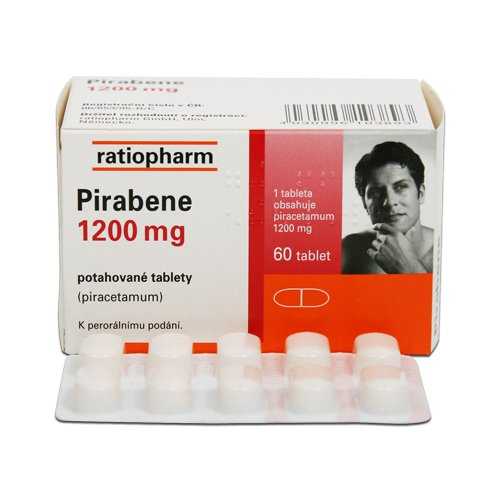 Pirabene 1200 mg 60 potahovaných tablet Pirabene