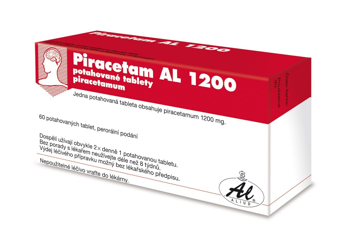 Piracetam AL 1200 mg 60 potahovaných tablet Piracetam