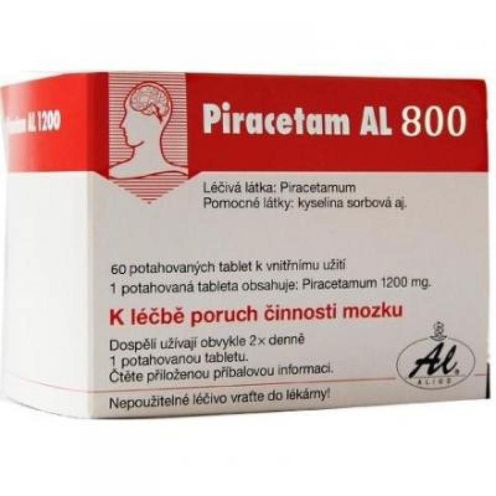 Piracetam AL 800 mg 60 potahovaných tablet Piracetam
