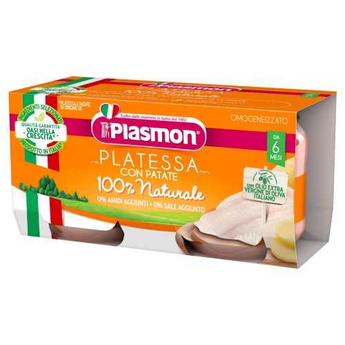 Plasmon Platýz s brambory příkrm od ukončeného 6. měsíce 2x80 g Plasmon