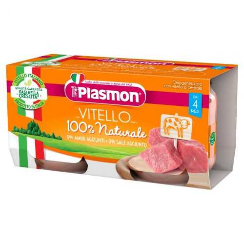 Plasmon Telecí masíčko příkrm od ukončeného 4. měsíce 2x80 g Plasmon