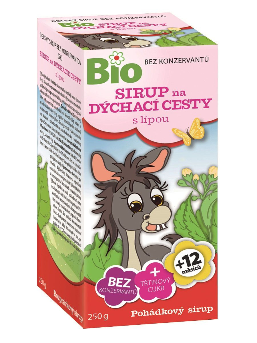 Pohádkový sirup BIO Dýchací cesty 250 g Pohádkový sirup