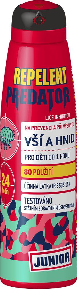 Predator JUNIOR při výskytu vší a hnid sprej na vši 150 ml Predator