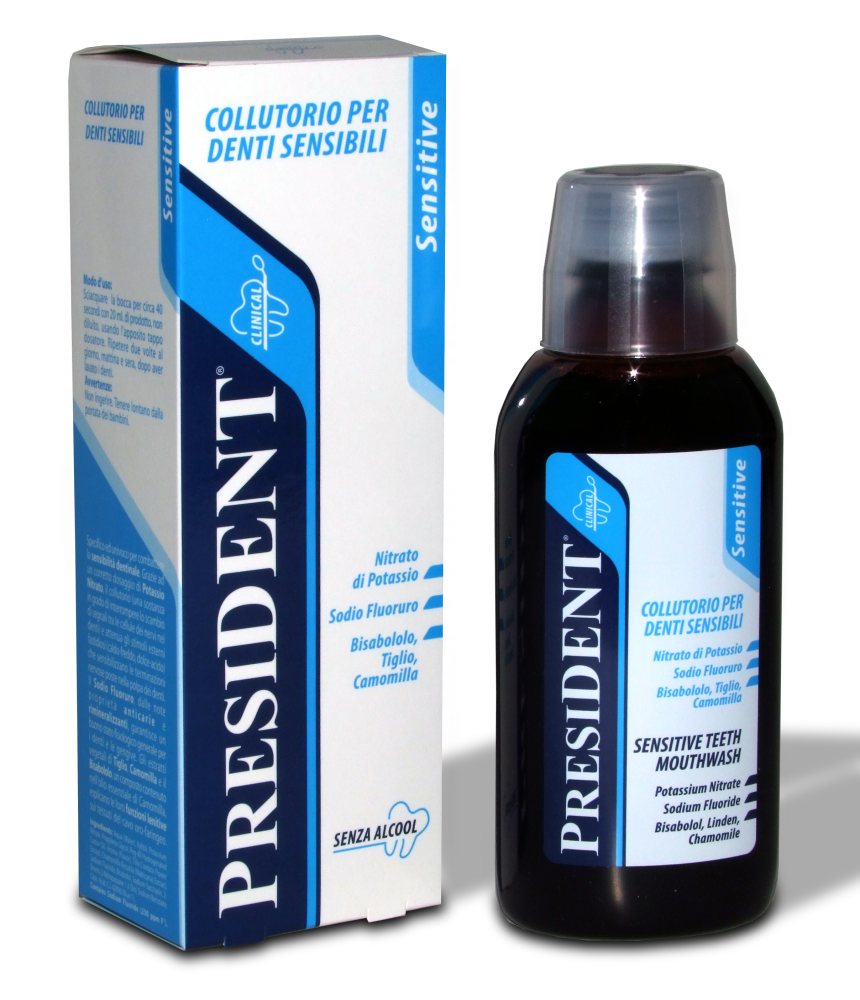 President Ústní voda Sensitive 250 ml President