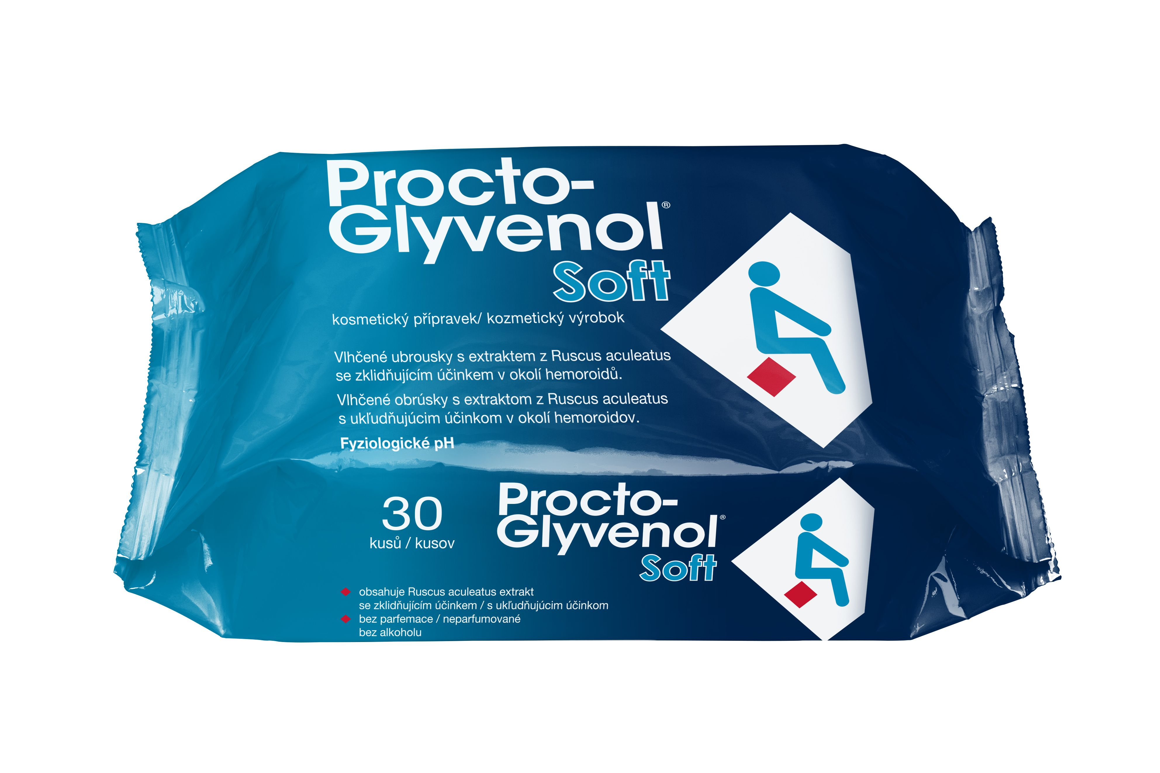 Procto-glyvenol Soft vlhčené ubrousky 30 ks Procto-glyvenol