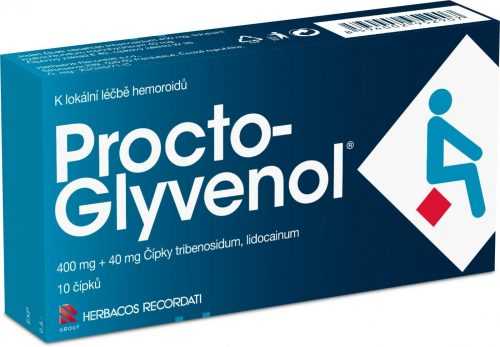 Procto-glyvenol čípky 10 ks Procto-glyvenol